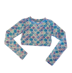 Biquíni Infantil Cropped Sereia Top - Marca Ceci