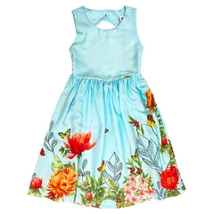 Vestido Infantil Feminino Flor Precoce