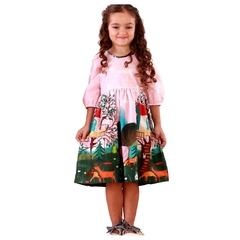 Vestido Infantil Feminino Casinha na Árvore Precoce - comprar online