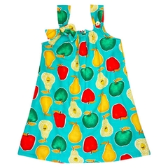 Vestido Infantil Feminino Maçã Precoce