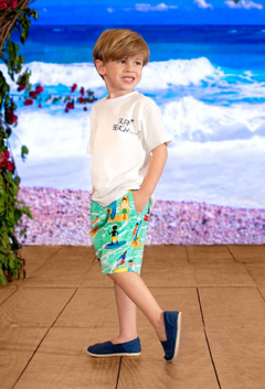 Conjunto Infantil Masculino Surf - Marca Precoce - Pose