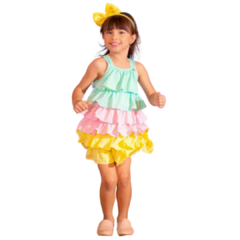 Vestido Infantil Feminino Candy Color na internet