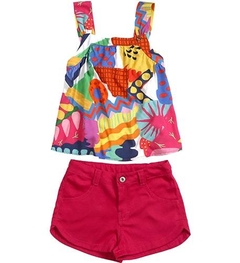 Conjunto Infantil Feminino Formas - Marca Precoce