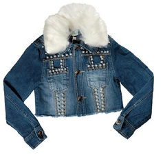 Jaqueta Infantil Feminina Jeans Fashionist