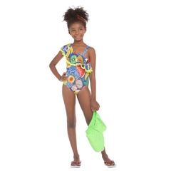 Kit Infantil Feminino Maiô e Shorts Salada de Frutas - Marca Mylu - Pose Maiô