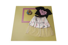 Conjunto Infantil Feminino Cropped Love - Marca Luluzinha - Vitrine