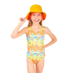 Maiô Infantil Boas Vibrações de Verão Cecí - Malinha Divertida | Moda Infantil - Roupas para meninos e meninas. 