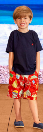 Conjunto Infantil Masculino Fundo do Mar - Marca Precoce - Pose