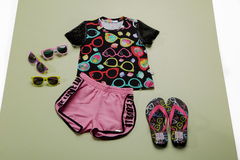 Conjunto Infantil Feminino Óculos - comprar online