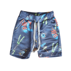 Conjunto Infantil Masculino Manga Longa - Marca Oliver - Bermuda