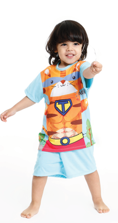 Pijama Infantil Masculino Tigre