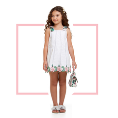 Vestido Infantil Feminino Romantic Rose