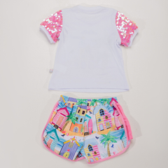 Conjunto Infantil Feminino Casinha de Praia - Marca Mylu - Costas