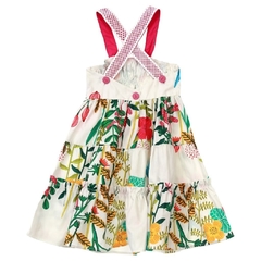Vestido Infantil Feminino Flor do Campo - Marca Precoce - Costas