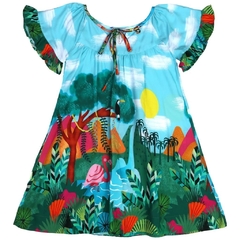 Vestido Infantil Feminino Jardim do Mar - Marca Precoce - Frente