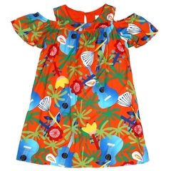 Vestido Infantil Feminino Lual - Marca Precoce - Frente