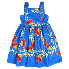 Vestido Infantil Feminino Mini Flor de Maracujá - Marca Precoce - Frente