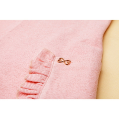 Vestido Infantil Feminino Romântico Rosé - Marca Luluzinha - Logo