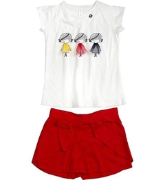 Conjunto Infantil Feminino 3 Marias - Marca Precoce - Frente