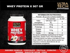 Whey protein Ultratech x 2 lbs