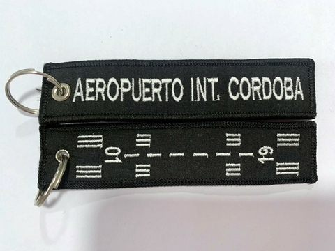 LLAVERO BORDADO AEROPUERTO CORDOBA