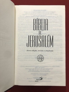 Livro - Bíblia De Jerusalém - Editora Paulus - Capa Dura - Sebo Mosaico - Livros, DVD's, CD's, LP's, Gibis e HQ's