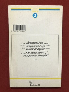 Livro - O Grau Zero Da Escrita - Roland Barthes - Edições 70 - comprar online