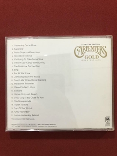 CD- Carpenters - Gold - Greatest Hits - Importado - Seminovo - comprar online