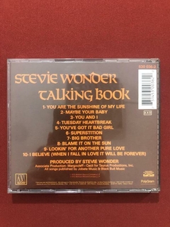 CD - Stevie Wonder - Talking Book - Nacional - Seminovo - comprar online