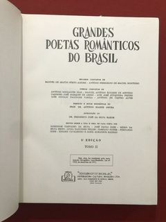 Livro - Grandes Poetas Românticos Do Brasil - 2 Tomos - comprar online