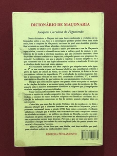 Livro - Dicionário De Maçonaria - Joaquim G. De Figueiredo - comprar online