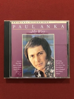 CD - Paul Anka - My Way - Nacional - 1989