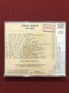 CD - Paul Anka - My Way - Nacional - 1989 - comprar online
