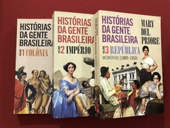 Livro - Histórias Da Gente Brasileira - 3 Volumes - Seminovo