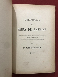 Livro - A Feira Dos Anexins - D. Francisco Manuel de Mello - loja online