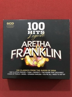 CD- Aretha Franklin - 100 Hits Legends 5 CDs - Import - Semi