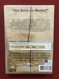 DVD - Clube da Luta - Brad Pitt - Edward Norton - Seminovo - comprar online