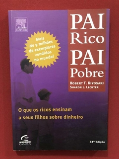Livro - Pai Rico, Pai Pobre - Editora Campus - Seminovo