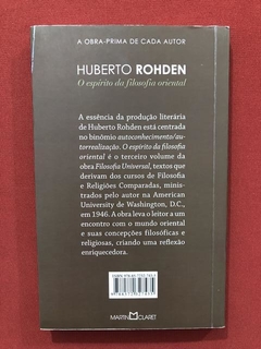 Livro - O Espírito Da Filosofia Oriental - Huberto Rohden - comprar online