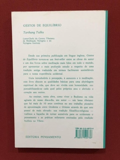 Livro - Gestos De Equilíbrio - Tarthang Tulku - Seminovo - comprar online