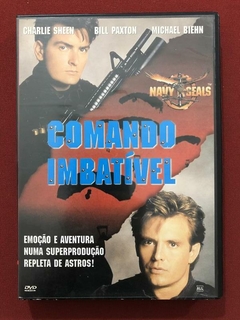 DVD - Comando Imbatível - Charlie Sheen - Seminovo