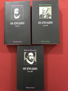Livro - Os Ensaios - 3 Volumes - Montaigne - Martins Fontes - comprar online