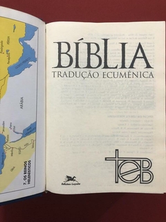 Livro - Bíblia Tradução Ecumênica - Edições Loyola - Capa Dura - loja online