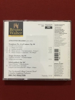 CD - Bruno Walter - Brahms Symphony No. 4 - Importado- Semin - comprar online