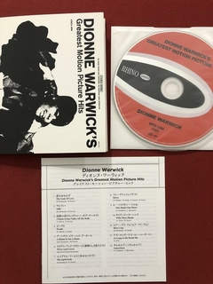 CD- Dionne Warwick - Greatest Motion Picture - Import - Semi - Sebo Mosaico - Livros, DVD's, CD's, LP's, Gibis e HQ's