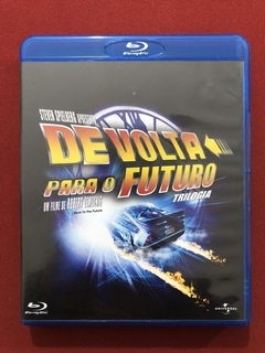 Blu-ray Triplo- De Volta Para O Futuro - Trilogia - Seminovo