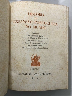 Livro - História Da Expansão Portuguesa No Mundo - 3 Volumes - loja online