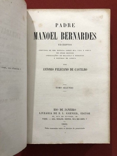 Livro - Livraria Classica - Excerptos - 2 Tomos - Pe. Manoel Bernardes - 1865 - comprar online