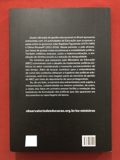 Livro - Quatro Décadas De Gestão Educacional No Brasil - Antônio Gois - Seminovo - comprar online