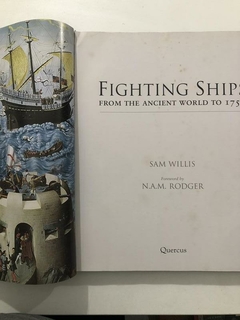 Livro - Fighting Ships - From The Ancient World To 1750 - Sam Willis - Sebo Mosaico - Livros, DVD's, CD's, LP's, Gibis e HQ's